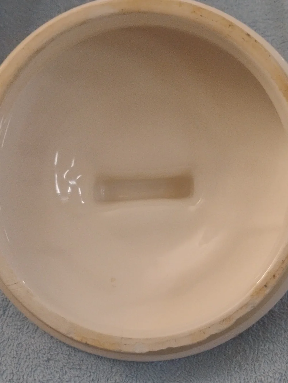 Dog Treat Jar with Bone Handle - Cream/Tan